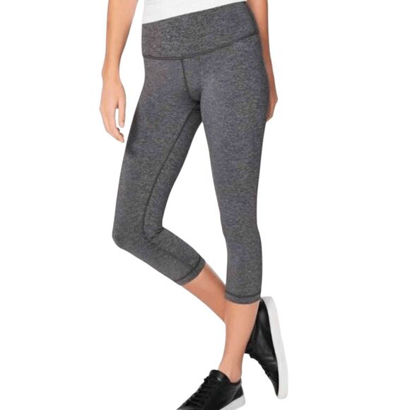 LULULEMON ATHLETICA Wunder Under Crop (Hi-Rise) 'Full-On Luxtreme 21" Size 8 - Picture 1 of 4